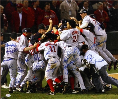 2004 Boston Red Sox Team Signed 20x24 Photo